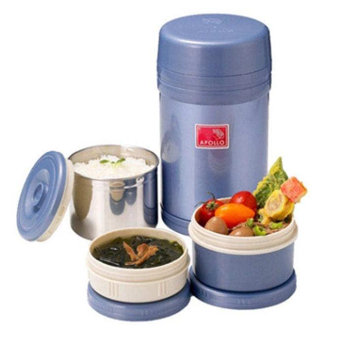보온 아폴로 도시락통 런치 박스 세트 1100ml 찬합 보온병 스텐보온도시