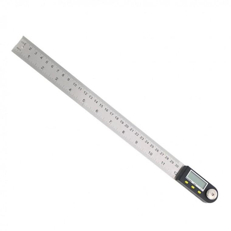 360도 디지털 30cm 목공스틸자 비타리토 각도기 목공용자 각도계