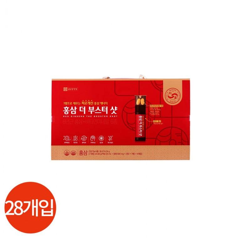 종근당 홍삼 더 부스터 샷 7병 x 4개입
