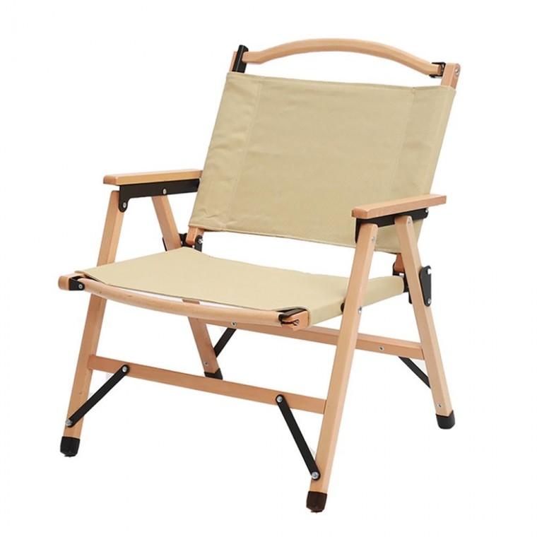 원목 캠핑의자 120kg 캔버스 접이식 로우체어 전용가방