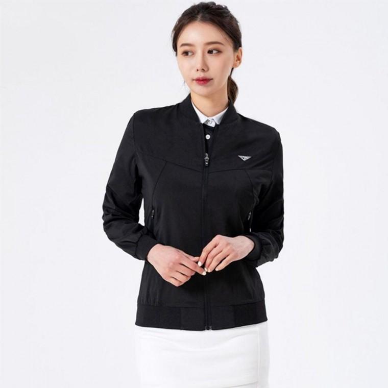여자 골프 블루종 점퍼 블랙 1P 겨울 스포츠 운동