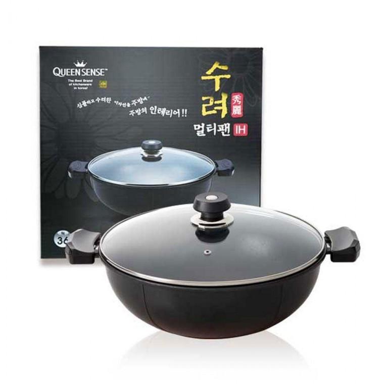 인덕션 멀티팬 수려 36cm IH 알루미늄팬