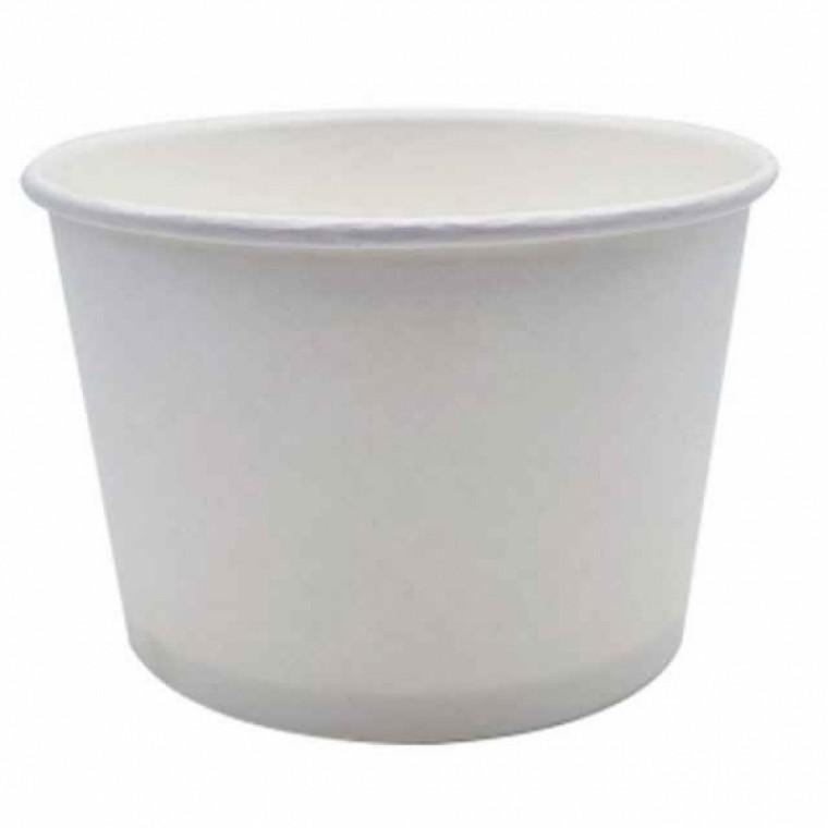 제지 850cc 컵밥컵 무지 지름140mm 높이90mm 300개 일용잡화