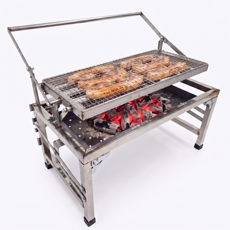 회전 가정용 숯불 바비큐 그릴 야외 생선구이 바베큐 거치대 BBQ