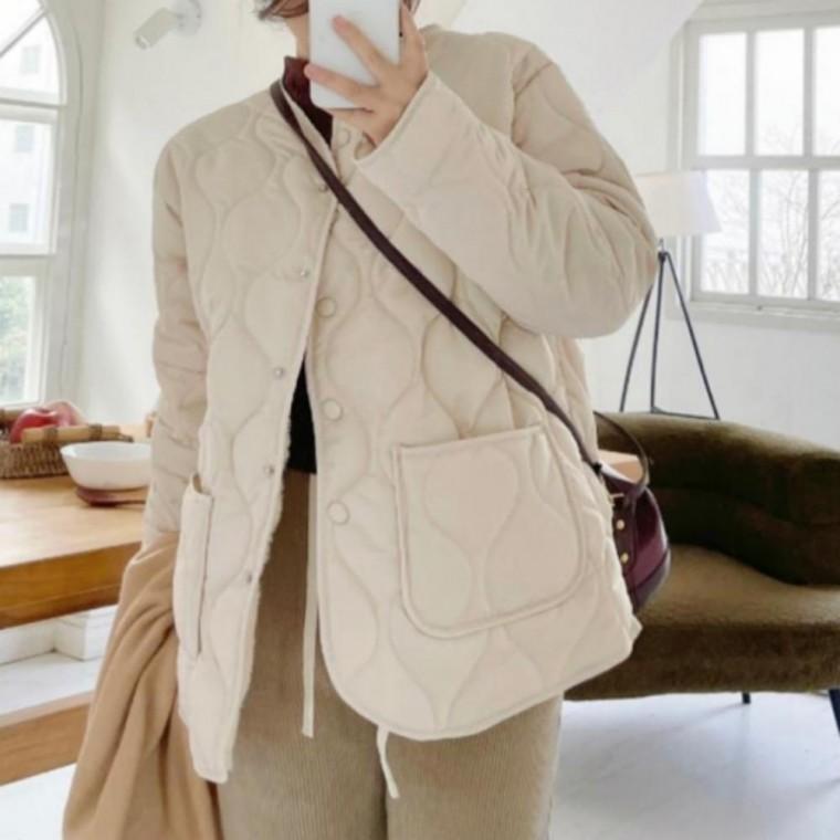 여성 양털패딩 누빔 퀼팅 초겨울 아우터 점퍼 뽀글이 자켓