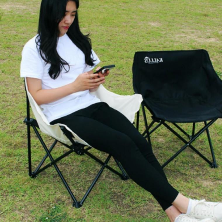 경량 캠핑 차박 피크닉 의자 2개 로우체어 접이식 1세트