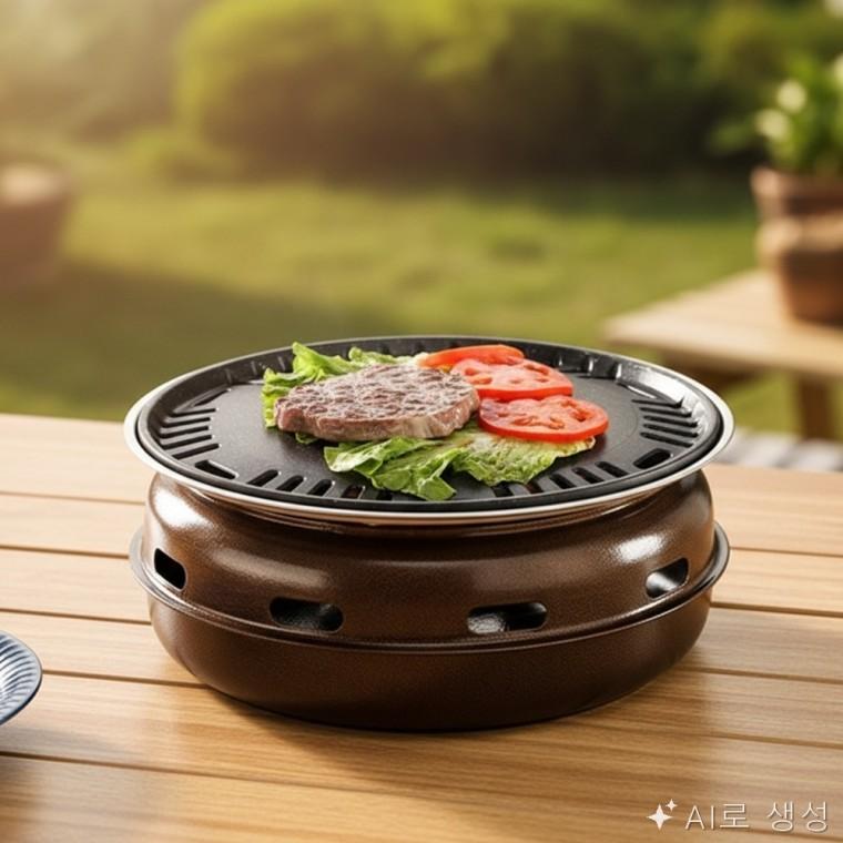 가정용 그릴화로 팬화로 캠핑화로대 화로대바베큐그릴