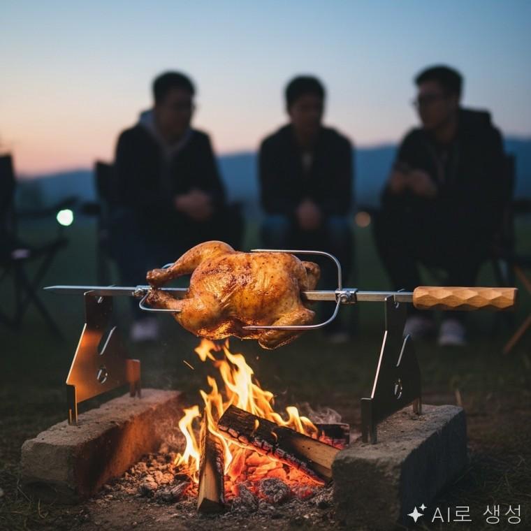 바베큐 통닭꼬치 스텐꼬치 꼬치구이화로 304스텐레스