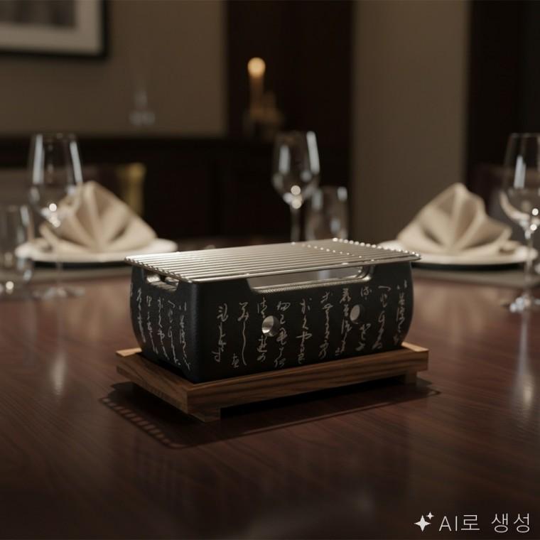 일본식 미니 화로 대 숯불화로대 캠핑용화로