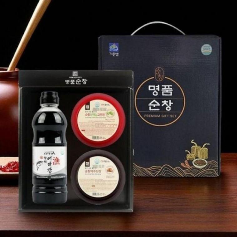 명품고추장 3종 세트 순창 된장세트 명절 추석 고추장 어간장 된장 선물세트