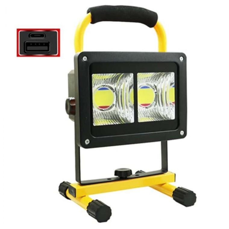 작업등 LED 투광기 충전식 100W 투광등 LED작업등 야외작업등 현장조명 공사현장조명