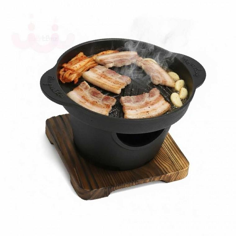 1인 화로구이 세트 고기구이판 업소용불판 캠핑화로