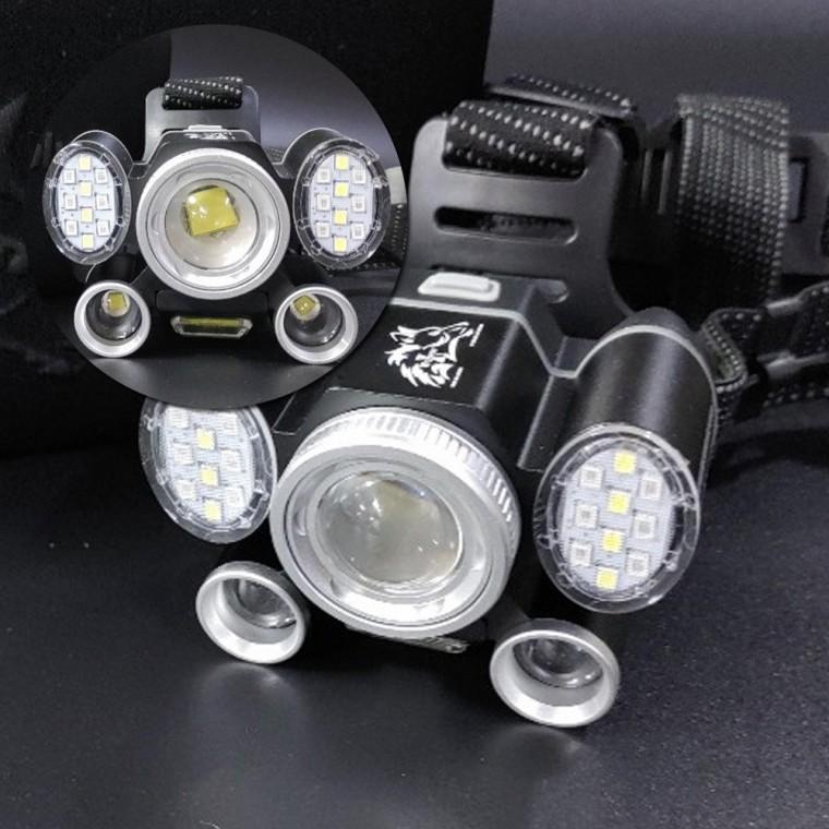다기능 고성능 8000루멘 LED 헤드 랜턴 본품