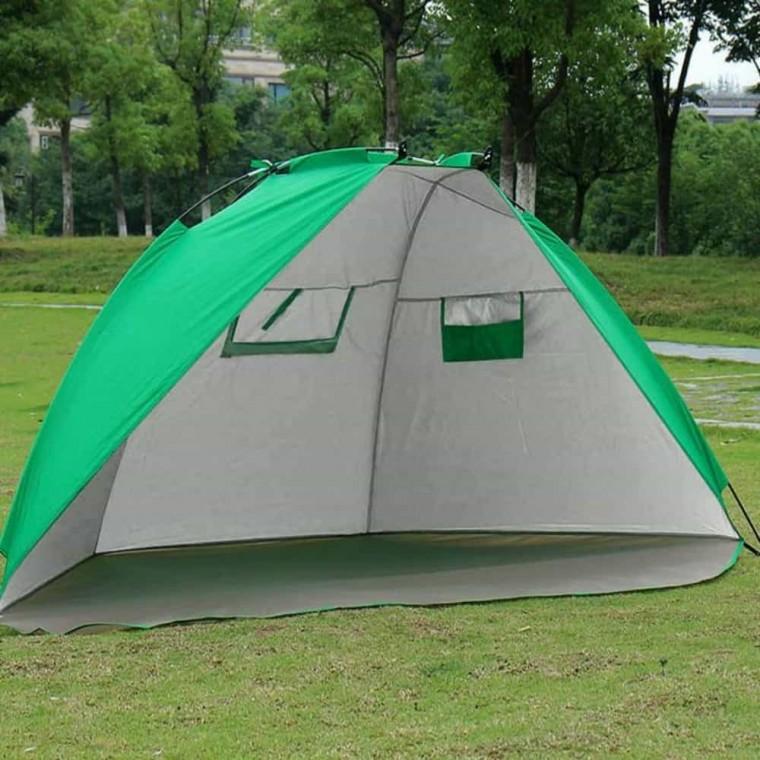 해변그늘막텐트 휴대용그늘막텐트 야외그늘막텐트 2인용 그린 220x120cm 캠핑그늘막텐트 피크닉그늘막텐트