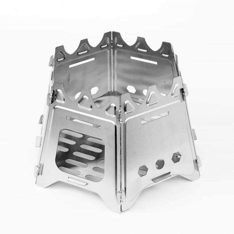 접이식 우드스토브 30.5x18cm 캠핑화로대 정원화로대