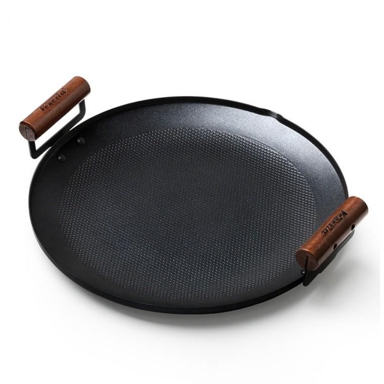 국내생산 베네치아 무쇠 그리들팬 대형사이즈 38cm / 전용가방포함