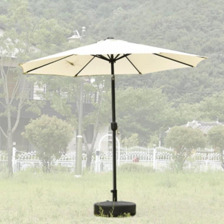 휴대용 각도조절 물통 미포함 반자동 파라솔 2.7M