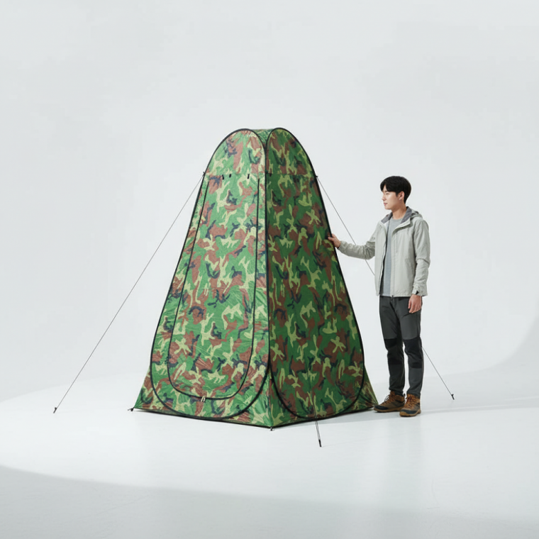 원터치 간이 탈의실 120x190cm 휴대용 야외 샤워실 캠핑 화장실