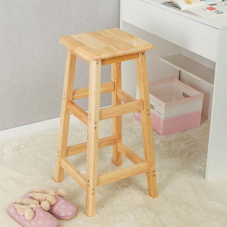 원목 스툴 홈바 보조의자 DIY 70cm DIY가구 스툴 70cm
