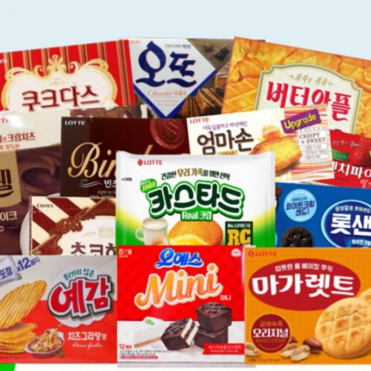 사무실 학생 인기 간식 꽉꽉 박스 과자 세트 14P