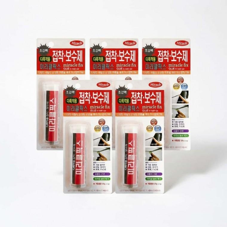 접착보수제 다목적 57g 5개 픽스 목공본드 강력접착제 목재본드