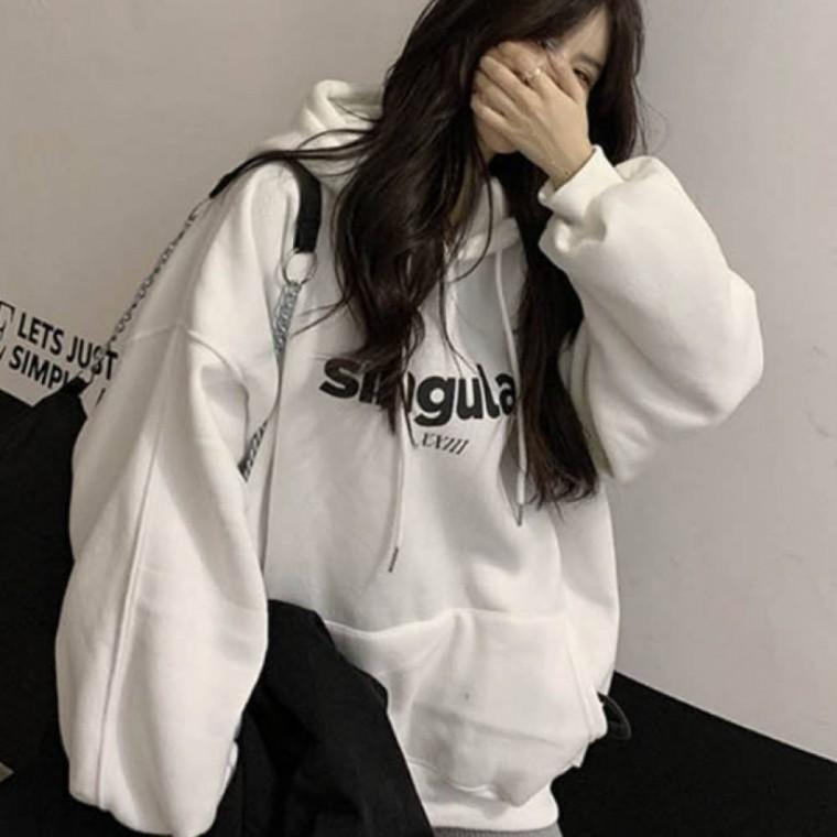 HL] 긴팔티 후드티 티셔츠 간절기 베이직 스티치기모