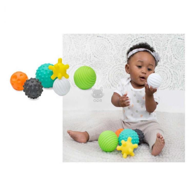 까만 아기촉감공 장난감공 감각놀이 공 세트 (6pcs)