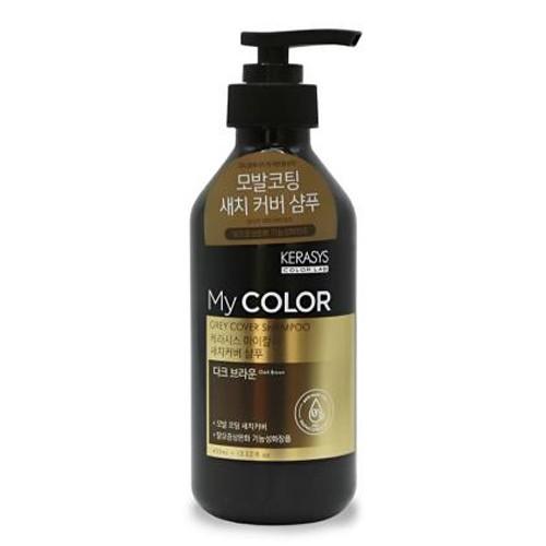 케라시스 마이컬러 새치커버 샴푸 다크브라운 400ml
