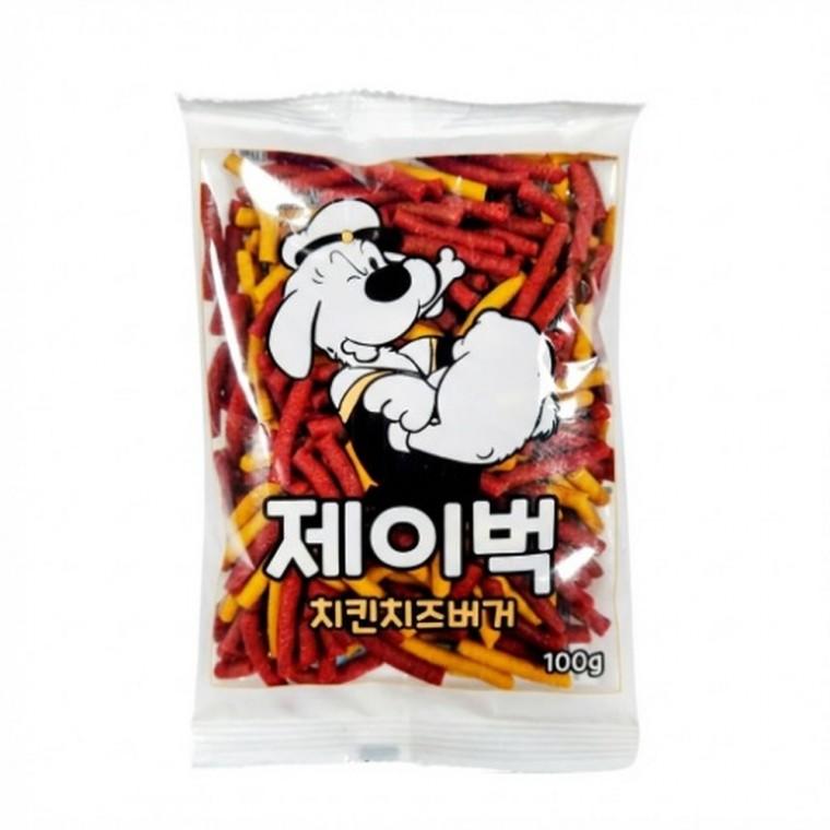 (10개묶음)[제이벅] 치킨치즈버거 100g