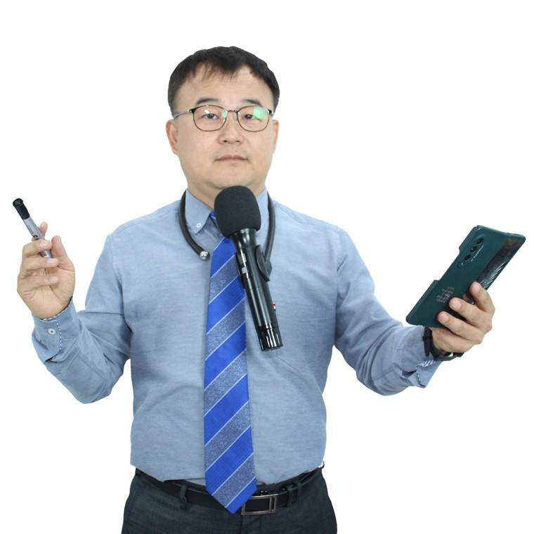 JL매직 강사 MC 필수 마이크 목걸이 거치대 행사 발표 핸즈프리 편한 착용