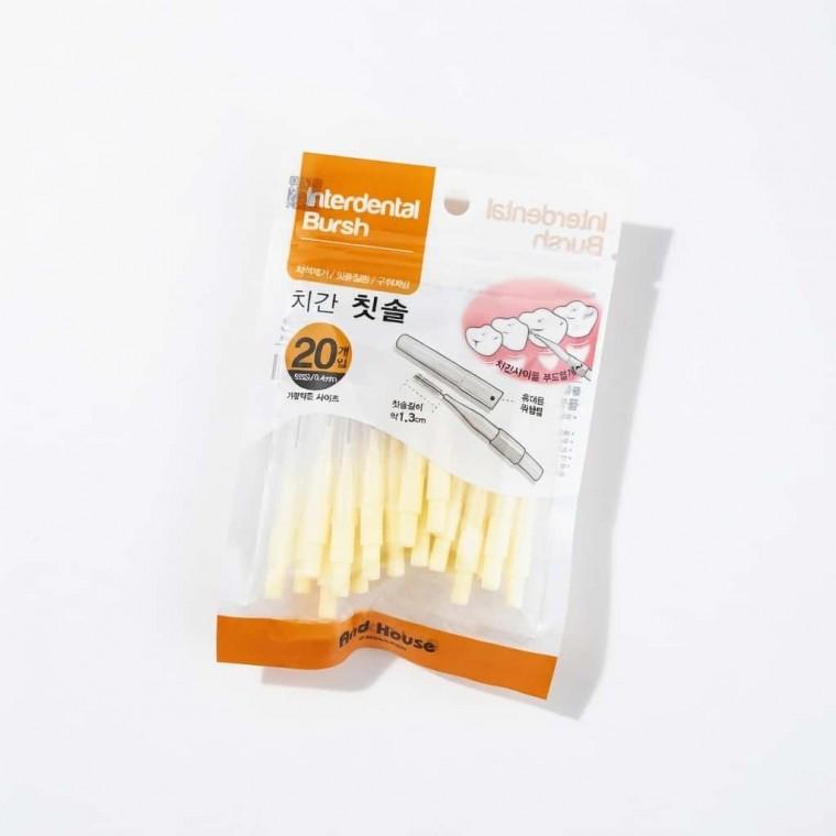 치간칫솔 I타입 20P SSSS 0.4mm 치석 치실 구강관리용품 치간솔 잇몸관리