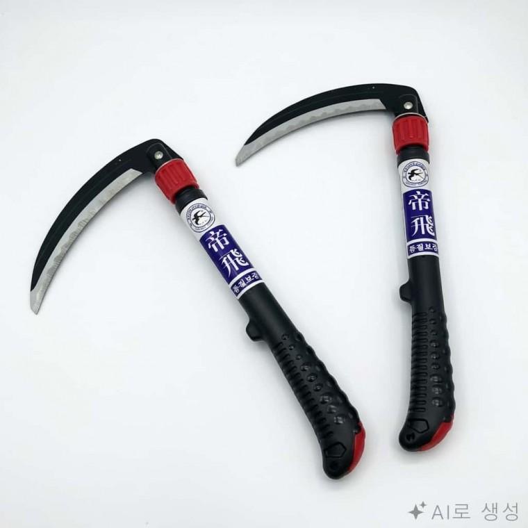 핸디 접낫 접이식낫 풀제거 벌초낫 농기구 잡초낫 풀베기낫