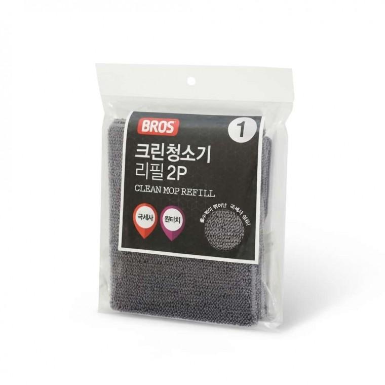 청소기 리필걸레 2p 32x29 극세사 극세사행주 청소걸레 행주타올