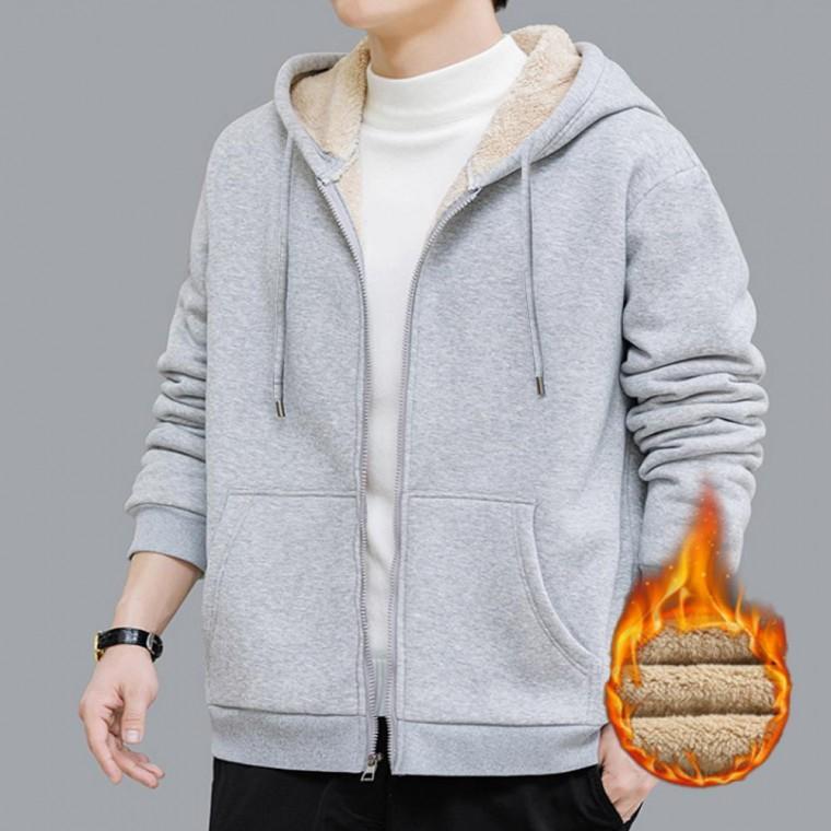 기모 남녀공용 융털 뽀글이자켓 후드집업 양털 점퍼 후드티 유니섹스티셔츠