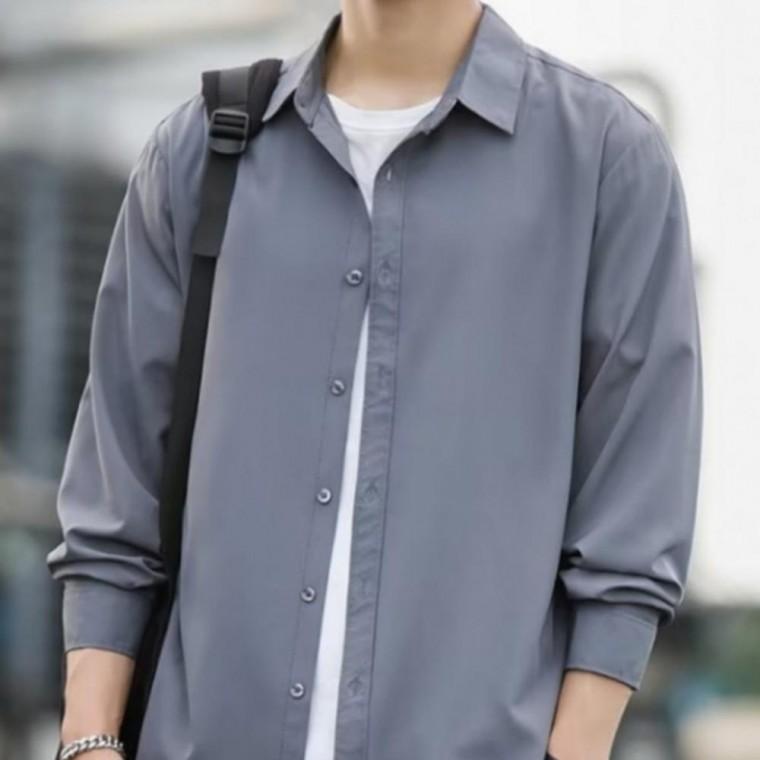 남성 오버핏 정장 직장인 봄 가을 셔츠