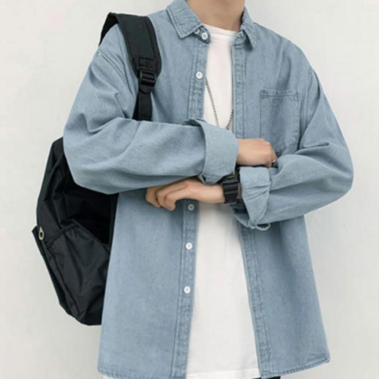 남성 데님 캐주얼 가을 2컬러 셔츠 2컬러