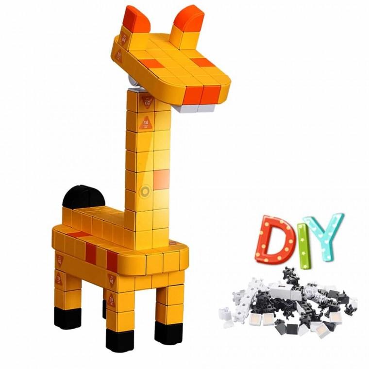 DIY조명 독서등 DIY 블록 LED 스탠드 기린