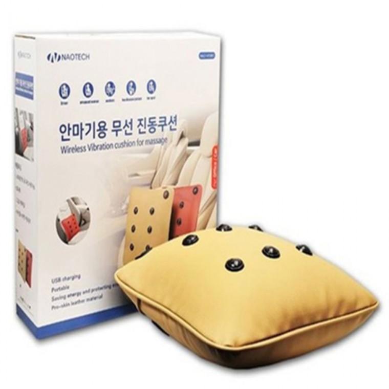 자동차 사무실용 무선 전기진동 쿠션안마기 진동안마기 무선마사지