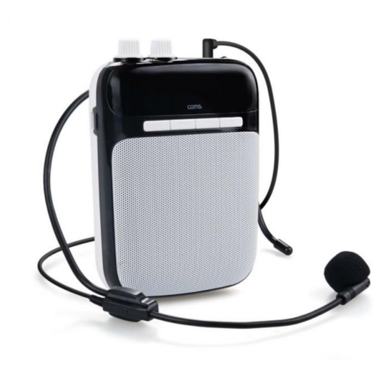 COMS 블루투스 v5.3 UHF 무선 마이크 앰프 FM라디오 스피커