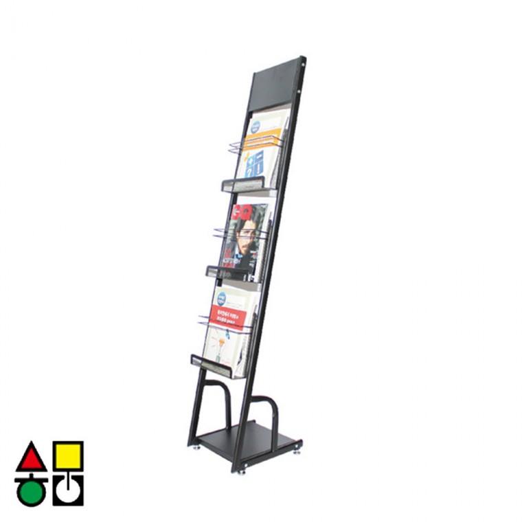 삼화 카다로그 스탠드 A4 1열3단 CS-210G 리플렛꽂이 리플렛거치대 잡지꽂이 카다로그꽂이
