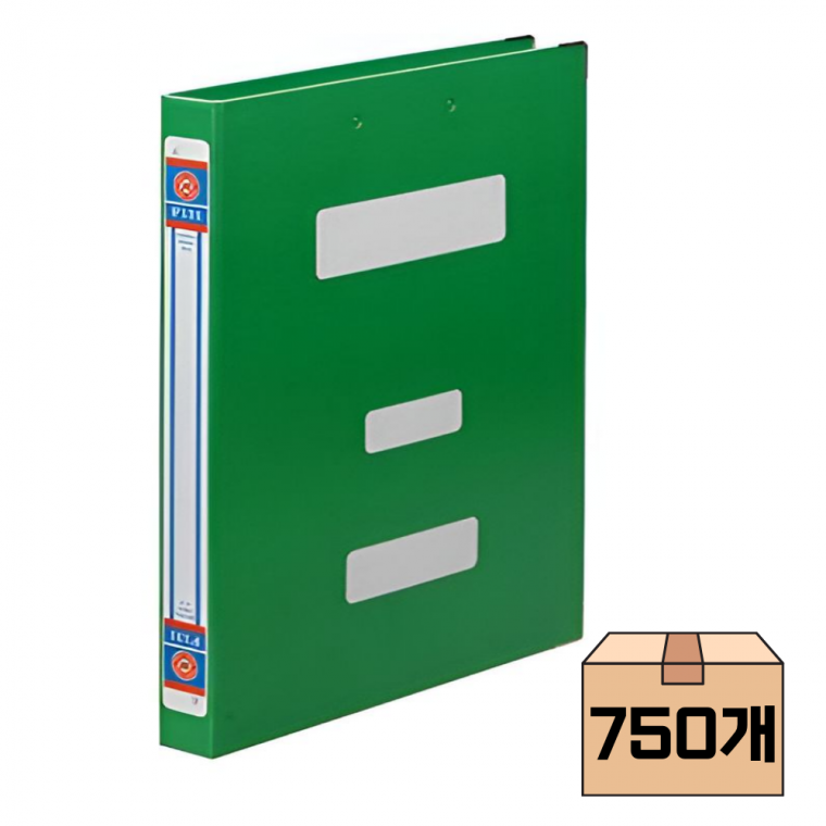 원터치 녹색스프링화일 A4 문서 서류화일 1박스 750P