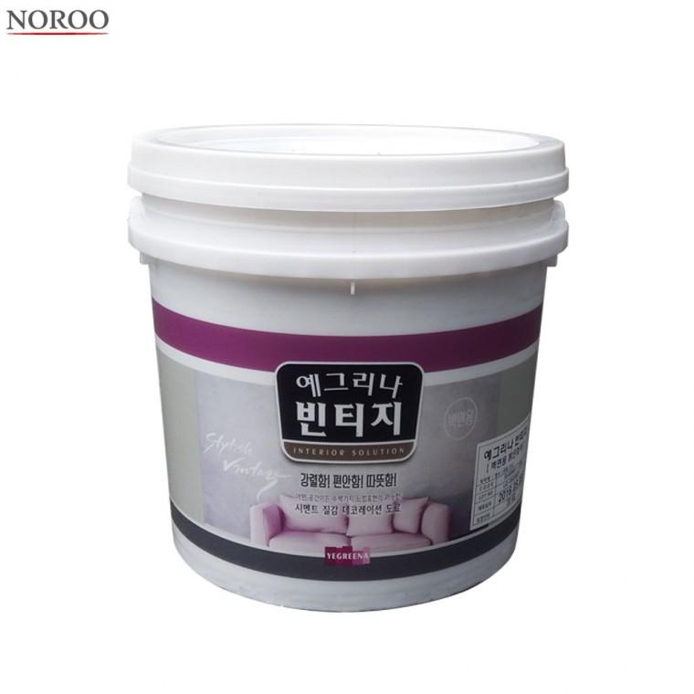 빈티지 벽면용 중도 밝은회색 20KG 문틀페인트 수성페인트 페인트칠 빈티지페인트 셀프페인팅 시멘트페인트