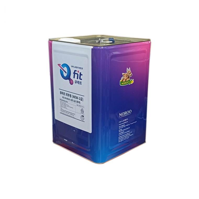 수성페인트 외부용 KS M 6010 1종 2급 흰색 18L 상가페인트 현관문페인트 철문페인트 외부페인트 외관페인
