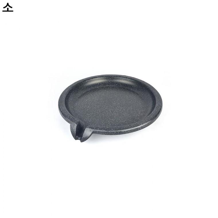 슈퍼스톤 알루미늄 멧돌모양 고기불판 소형 영업용불판 코팅불판 바베큐그릴 업소용고기불판 조리도구 업소