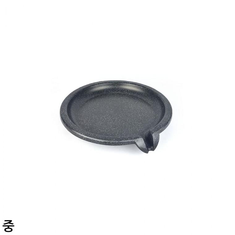 슈퍼스톤 알루미늄 멧돌모양 고기불판 중형 삼겹살판 맷돌불판 고기구이팬 업소용고기불판 고기판 삼겹살팬