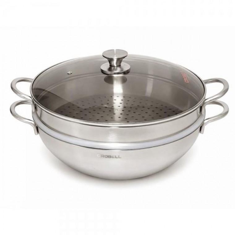 통3중 스테인리스 파티웍 찜솥 36cm