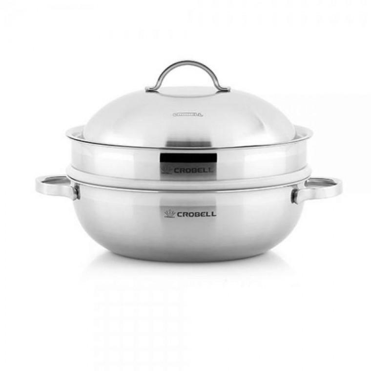 통3중 스테인리스 파티웍 찜솥 28cm