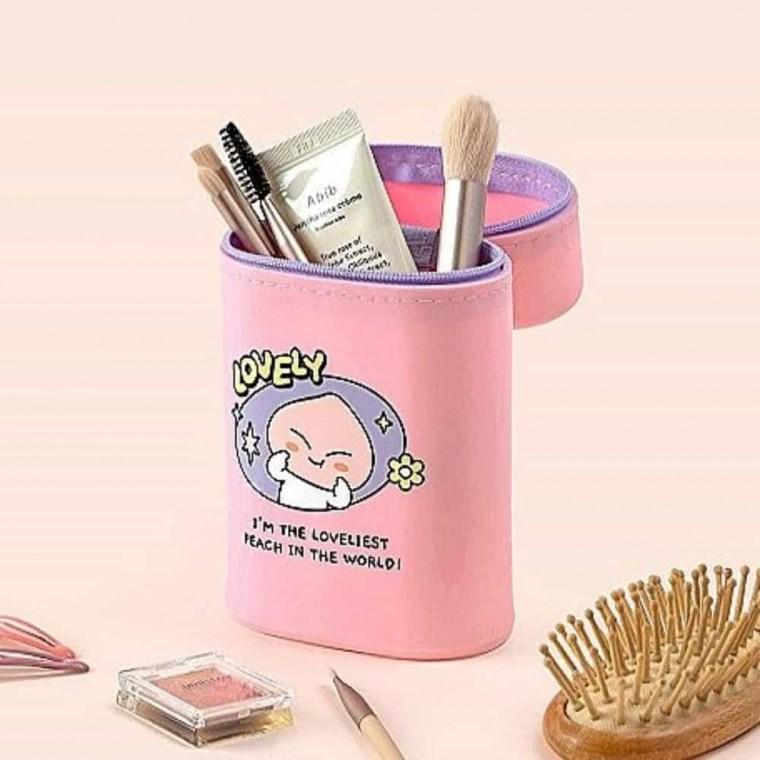 카카오 세이치즈 실리콘 스탠딩필통 어피치 묶음 (20개입) 예쁜필통 여행용파우치 펜슬파우치