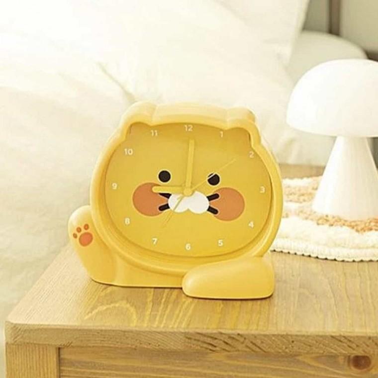 카카오프렌즈 저소음 탁상시계 춘식이 박스 (20개입) 인테리어시계 저소음시계 책상시계