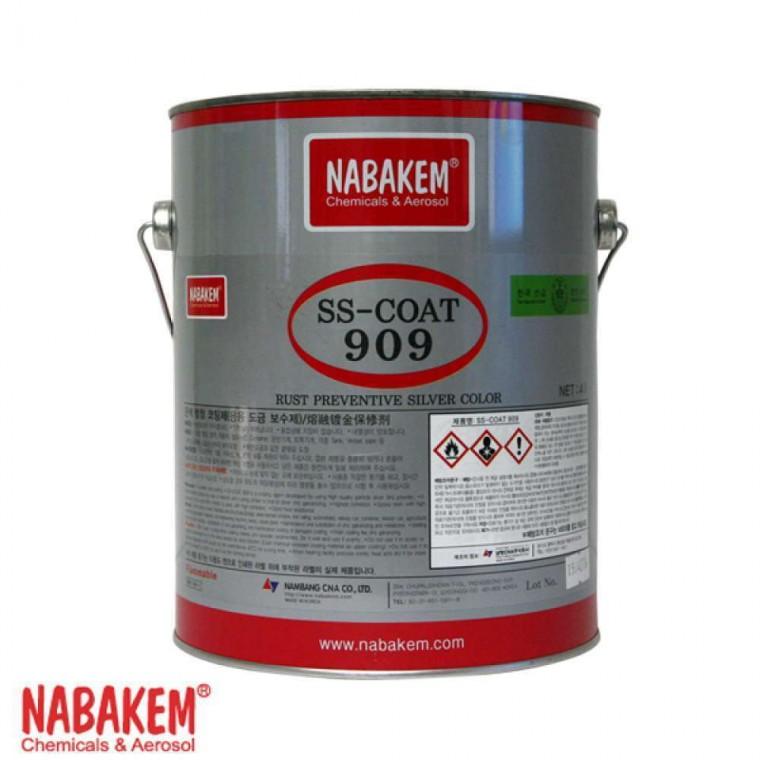 산업체 은색 방청 코팅제 SS-COAT 909 4L 금속보수제 철판코팅제 금속코팅제 금속부식방지 녹방지 방청제